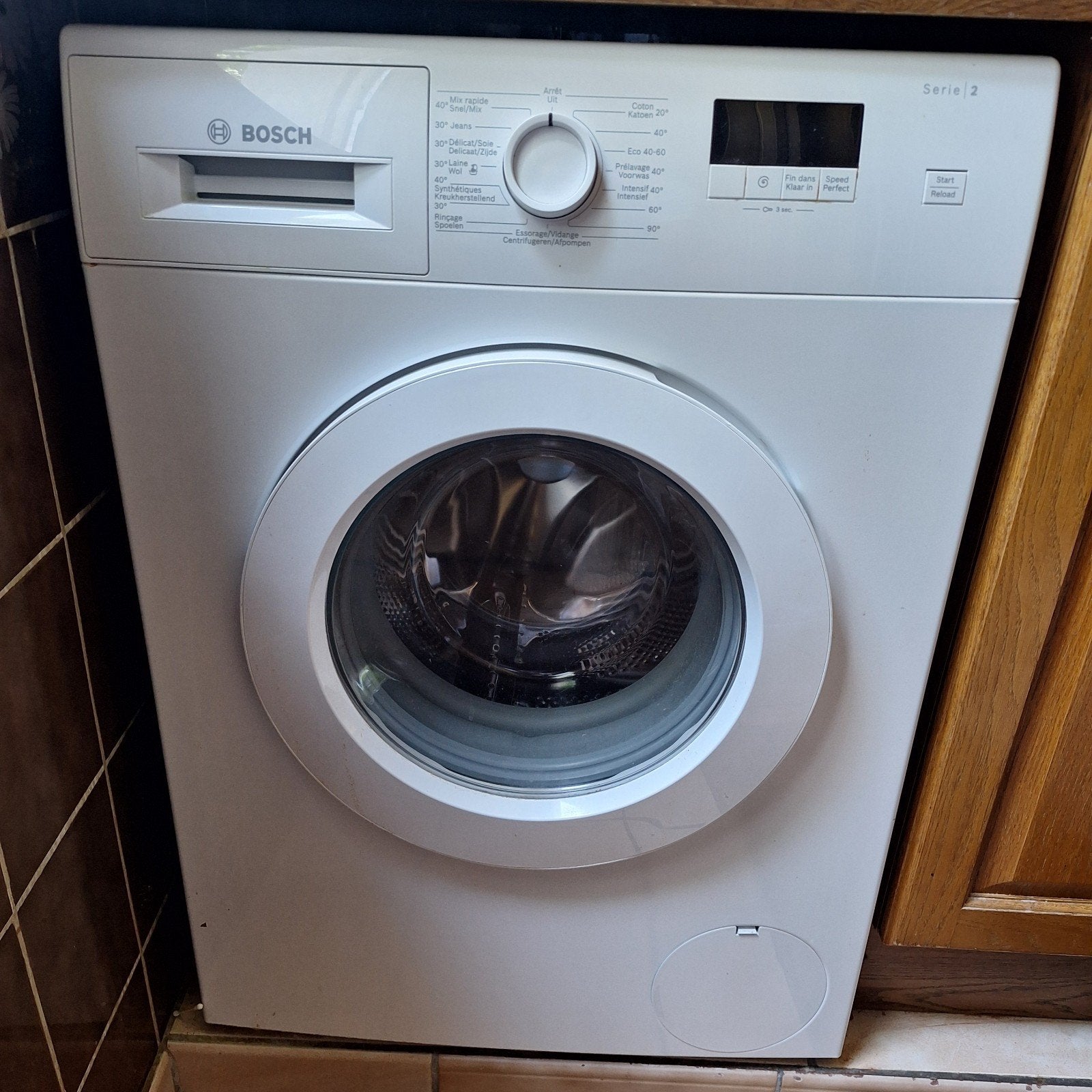 Bosch Wasmachine, Ophalen, 6 tot 8 kg, Gebruikt, Voorlader