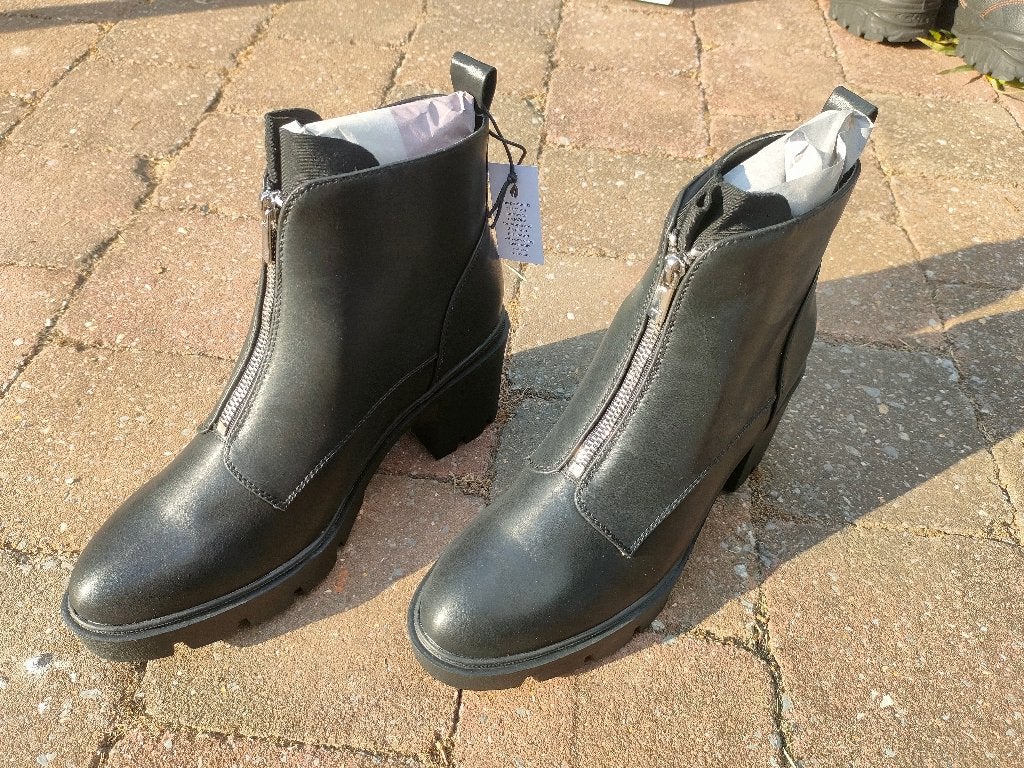 Bottines Anna FIELD 39, Neuf, Enlèvement, Boots et Botinnes, Noir