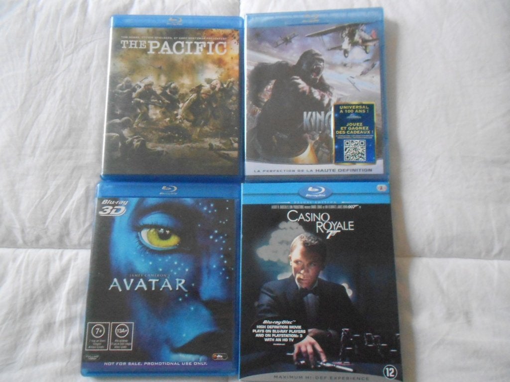 DVD - Blu-ray/Pacific/Avatar/King-Kong/Casino Royal, Nederlands, Blu-ray, Serie, Ophalen of Verzenden