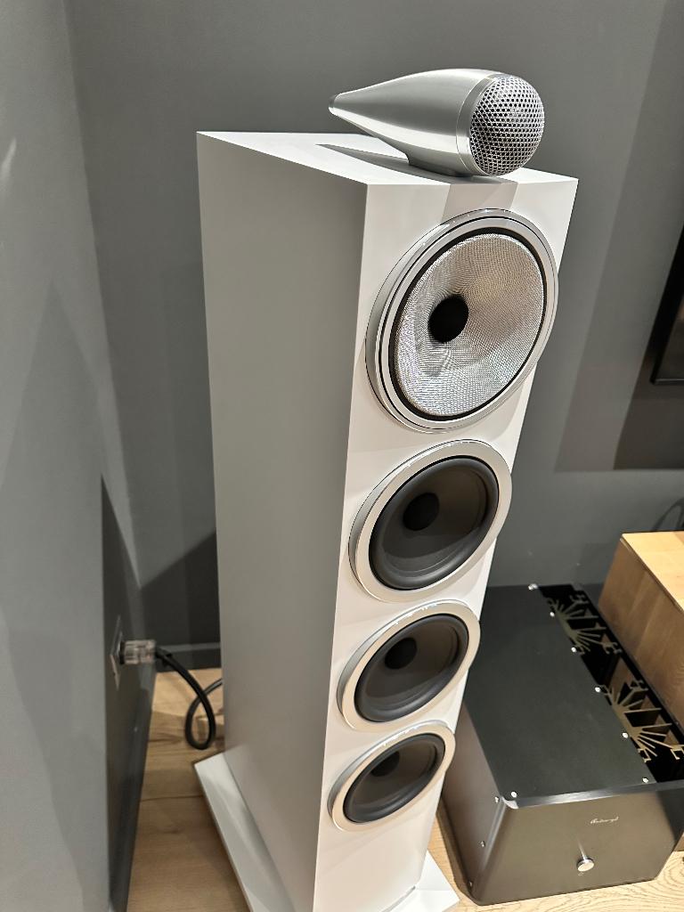 Enceinte B&W 702 s3 White, Audio, Tv en Foto, Luidsprekerboxen, Ophalen, Zo goed als nieuw, Bowers & Wilkins (B&W), 120 watt of meer