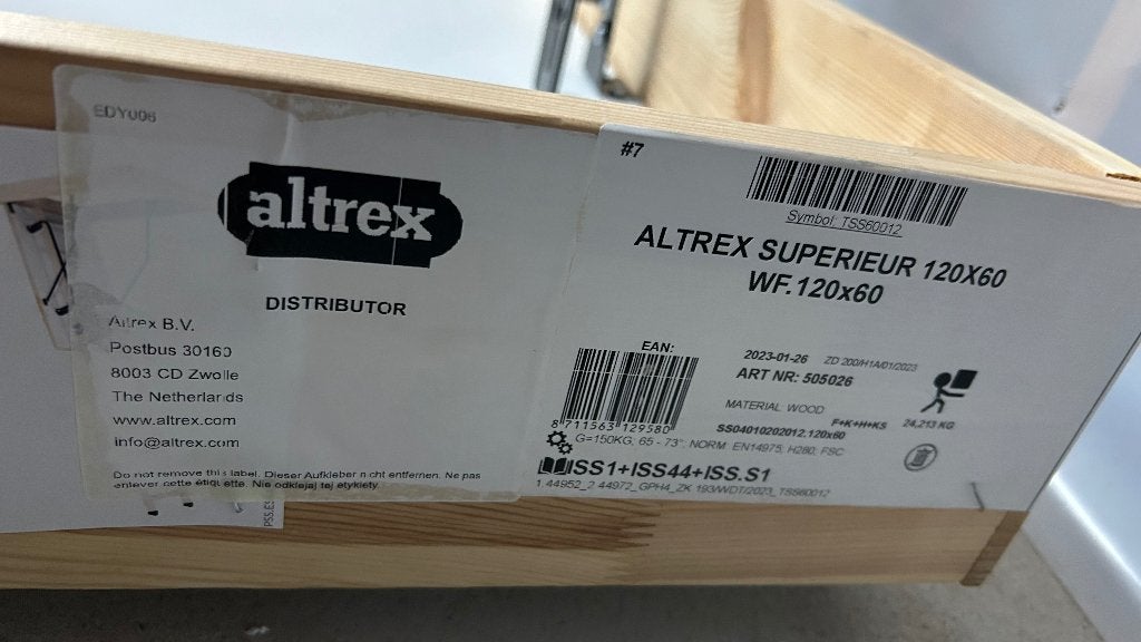 Altrex superieur vlizotrap 120x60 - zoldertrap, Doe-het-zelf en Bouw, Ophalen, Nieuw