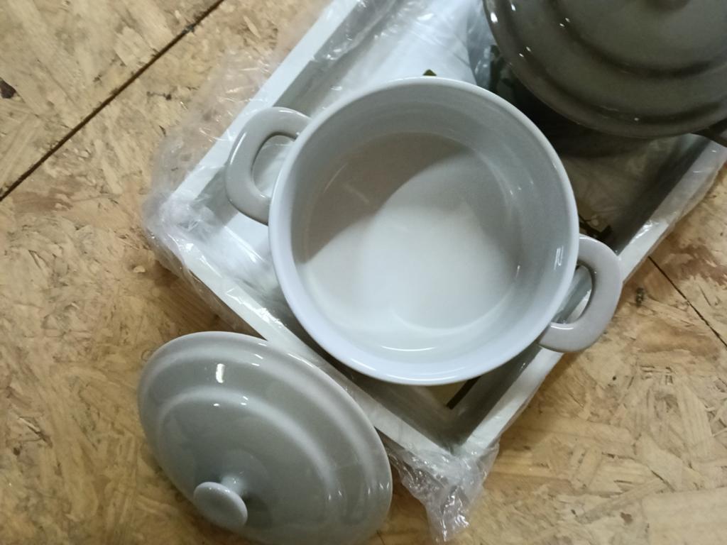 4 pots de présentation pour soupe, ragoût,..., Enlèvement