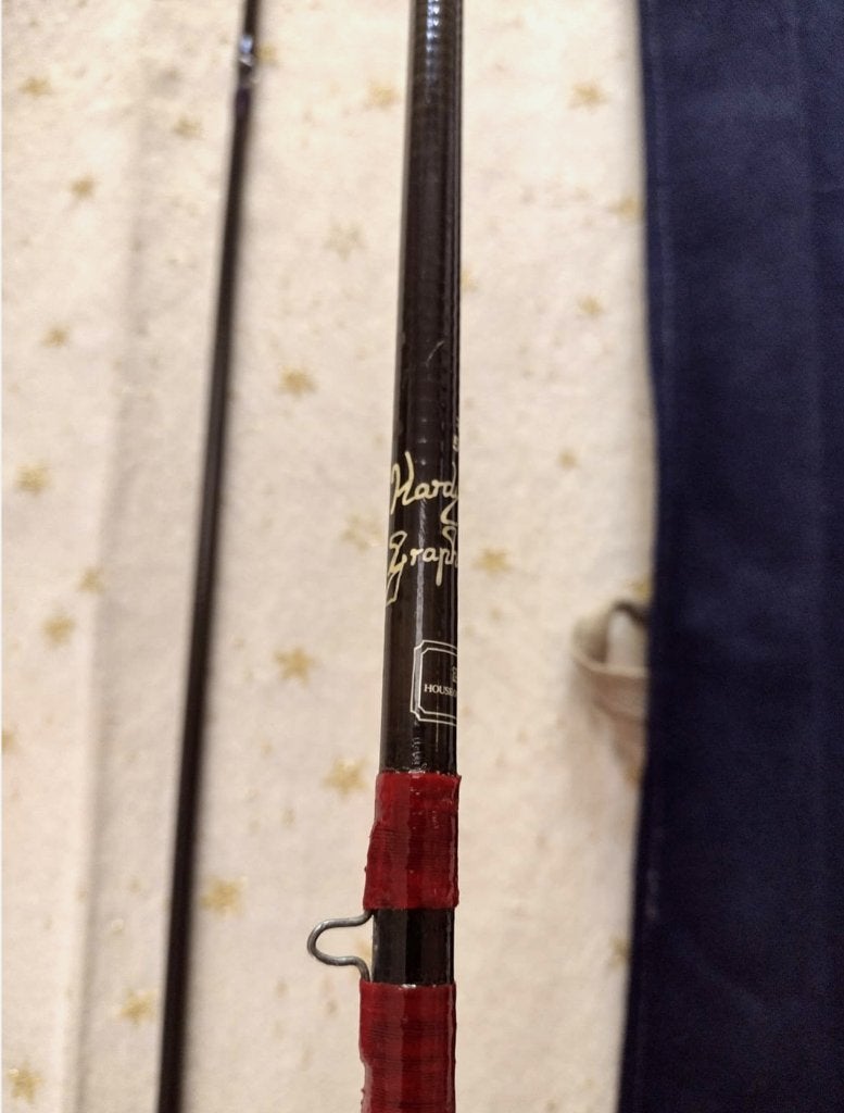 9Canne à mouche Hardy graphite fly (#5/6–209cm)+housse Hardy, Watersport en Boten, Hengelsport | Vliegvissen, Ophalen of Verzenden