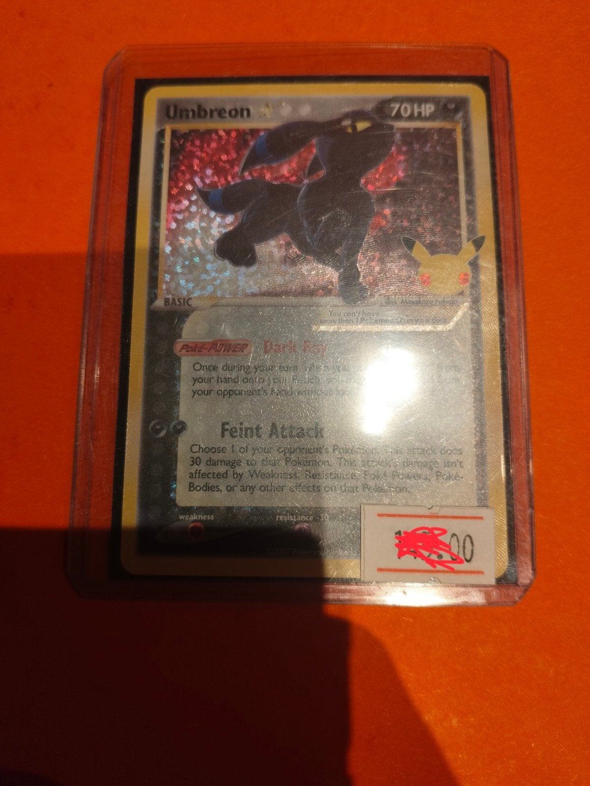 Umbreon goldstar celebration set, Ophalen of Verzenden