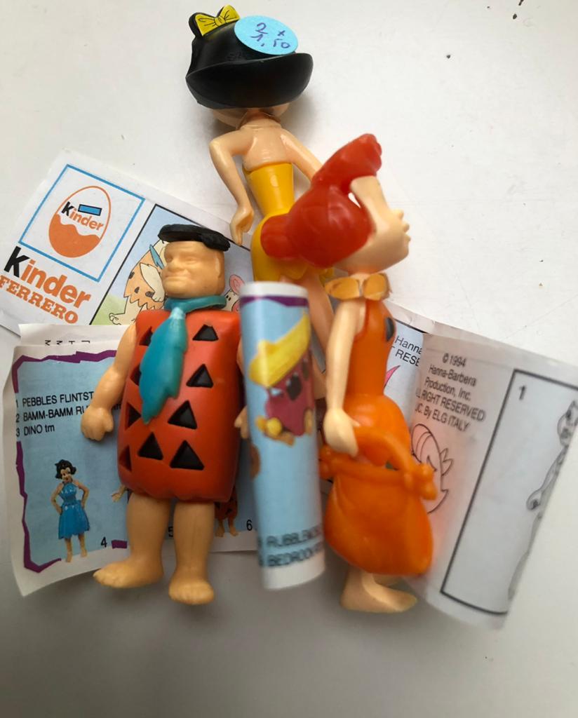 Kindersurprise Flinstones reeks, Collections, Œufs à surprise, Utilisé, Figurines, Enlèvement ou Envoi