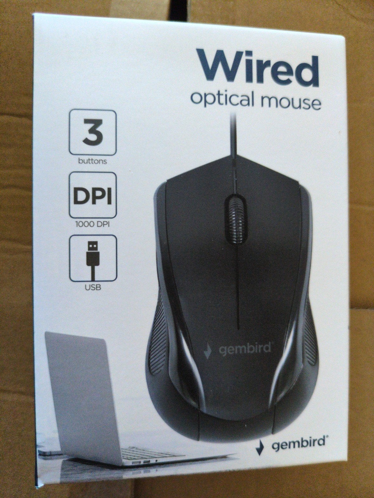 Gembird MUS-3B-02, Informatique & Logiciels, Souris, Enlèvement, Souris, Gembird