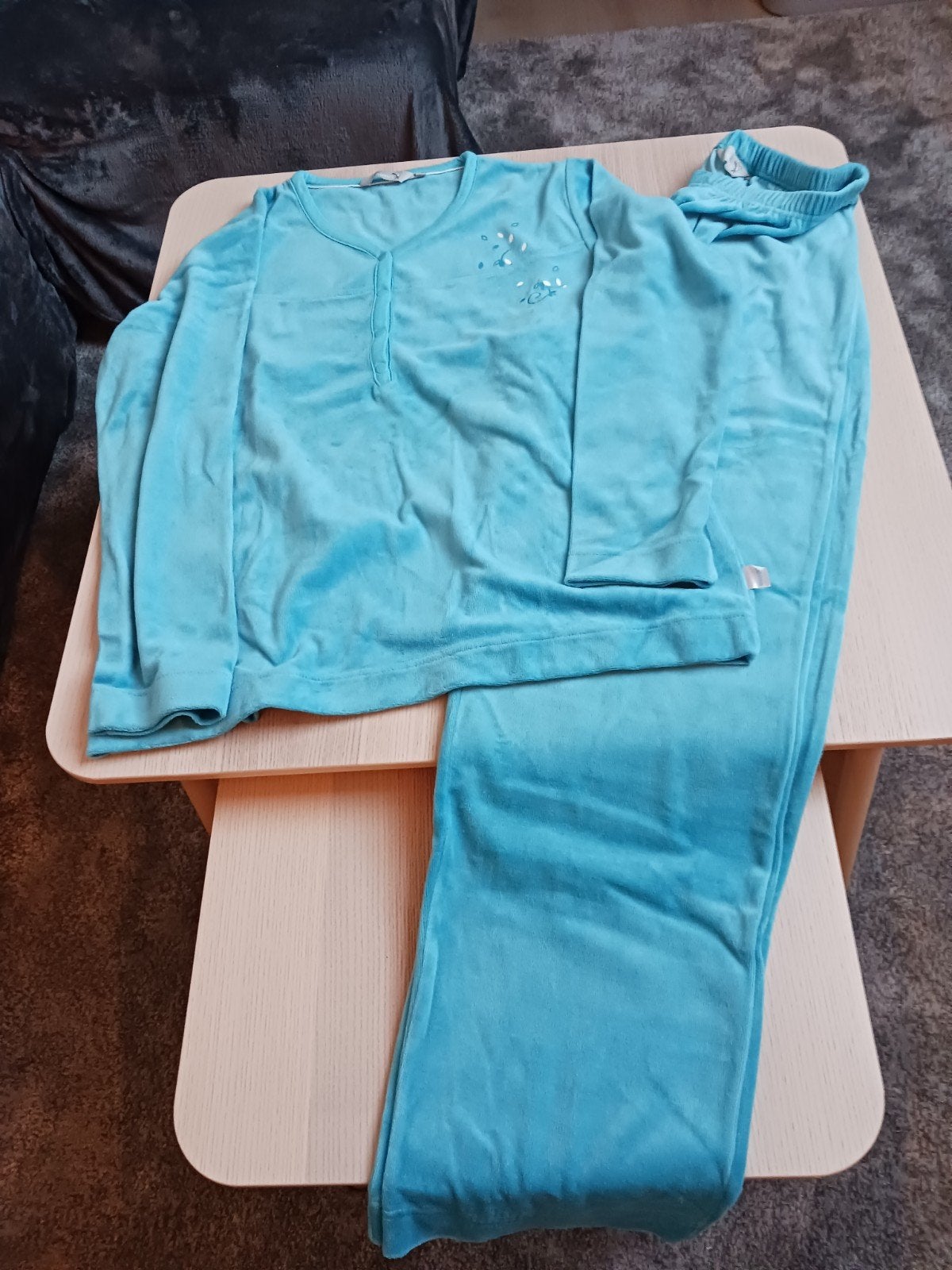 Blauwe pyjama merk Eskimo net als nieuw te koop. Maat M, Vêtements | Femmes, Eskimo, Enlèvement, Comme neuf, Taille 38/40 (M)