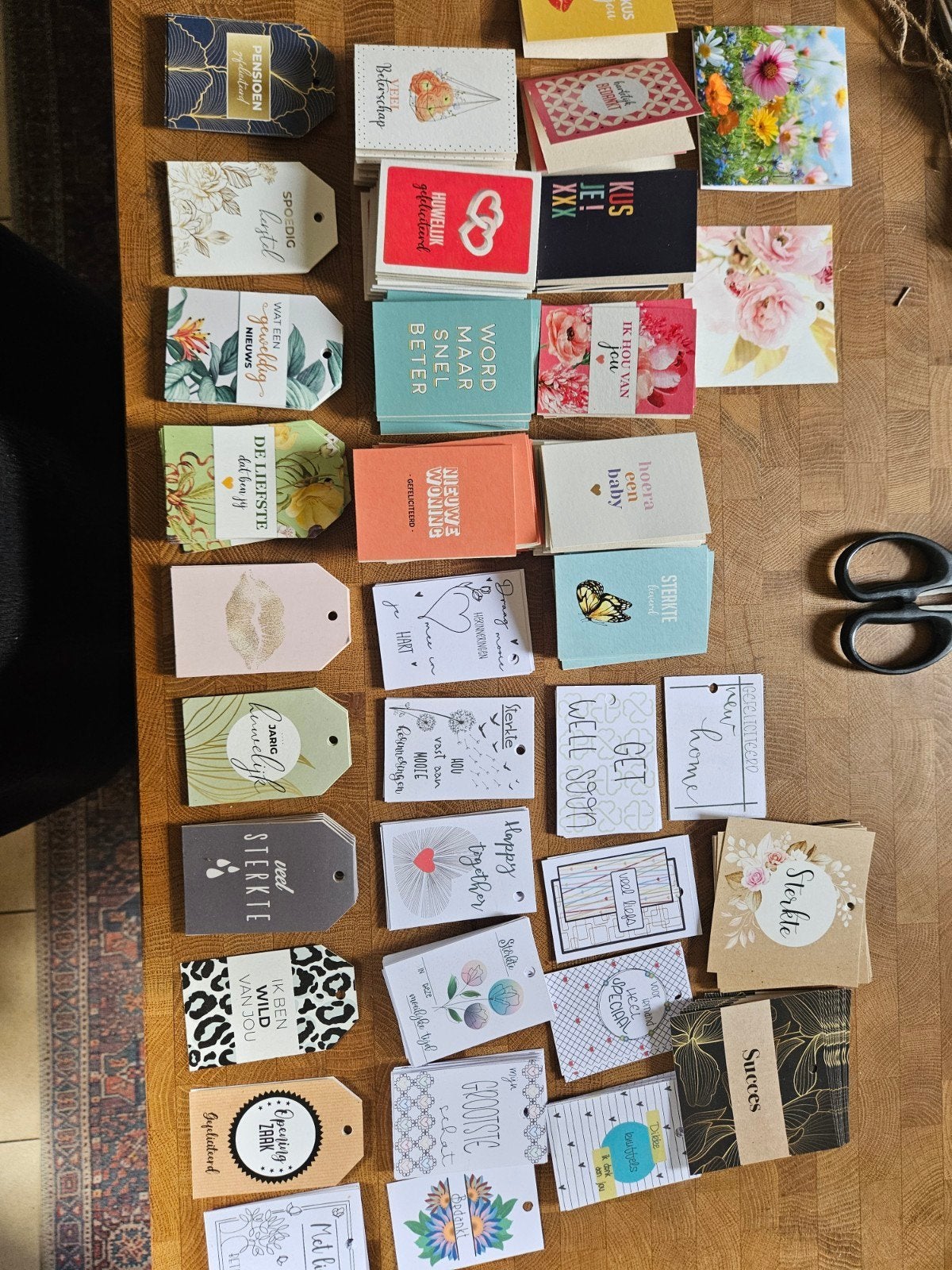 Lot kaarten groot en klein, Hobby & Loisirs créatifs, Enlèvement