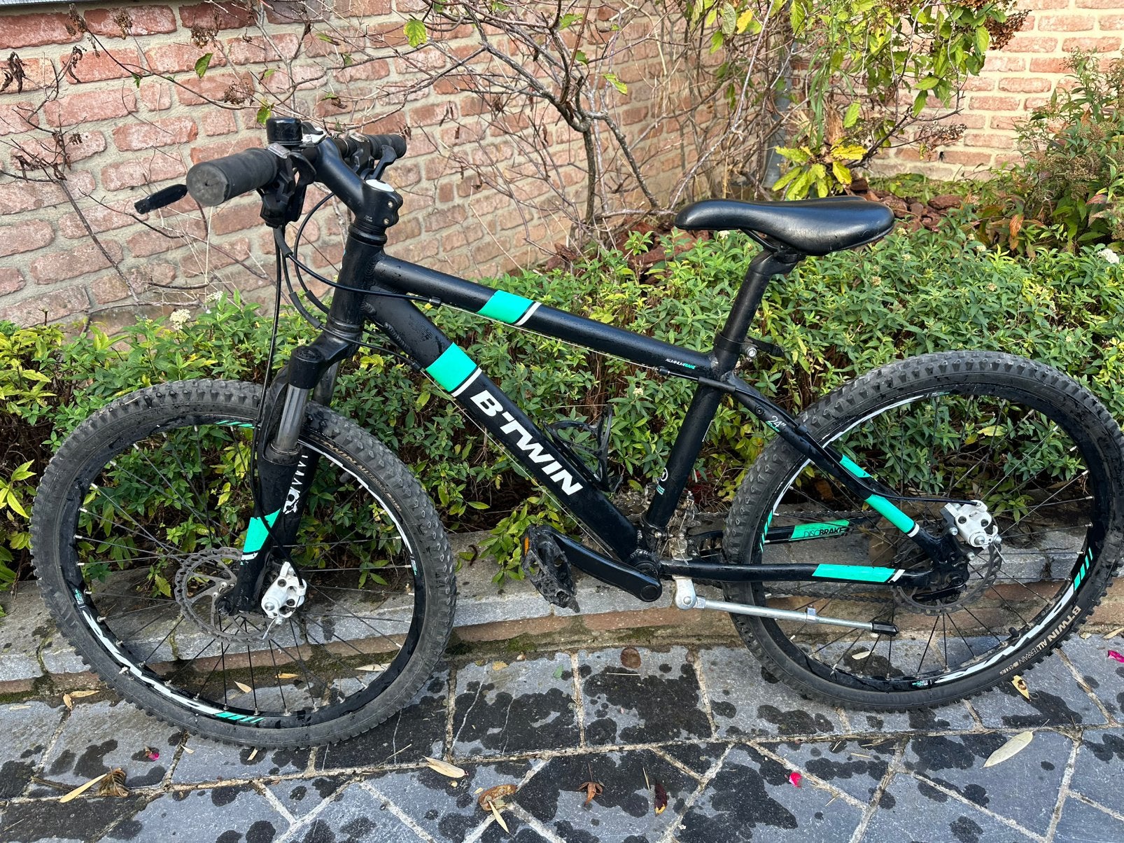 Vtt 24 pouce rockrider 700, Vélos & Vélomoteurs, VTT semi-rigide, Enlèvement, Utilisé, Frein à disque