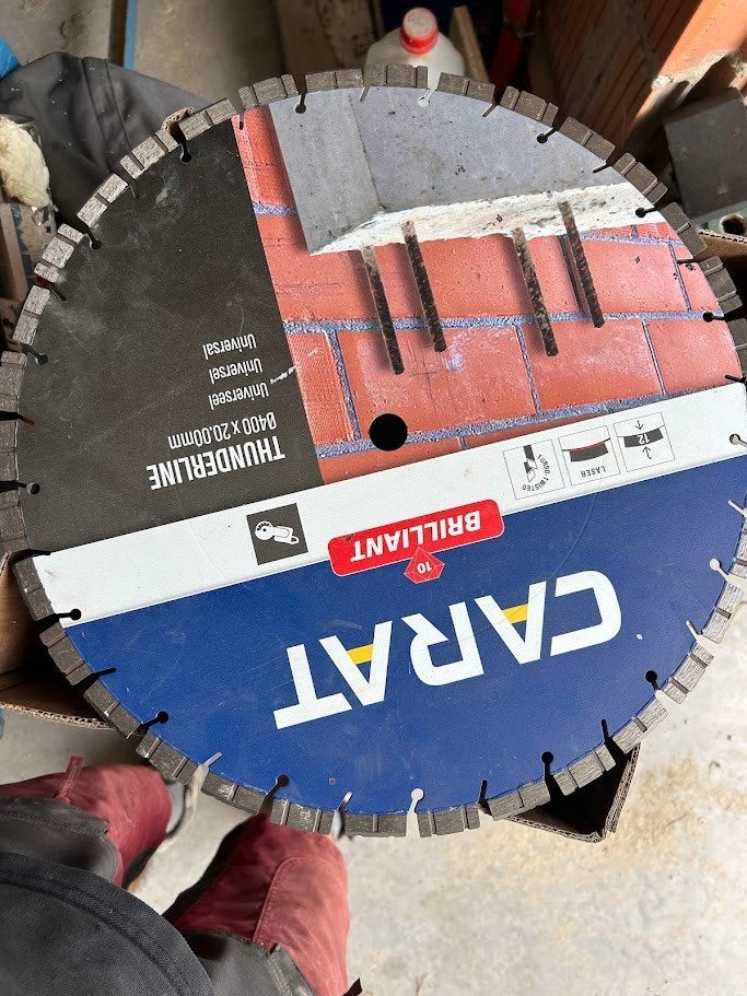 carat diamant blad 400  NIEUW ONGEBRUIKT, Doe-het-zelf en Bouw, Ophalen, Nieuw
