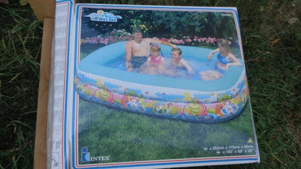 Piscine Intex, Jardin & Terrasse, Piscines, Piscine gonflable, Enlèvement, Utilisé, Rectangulaire