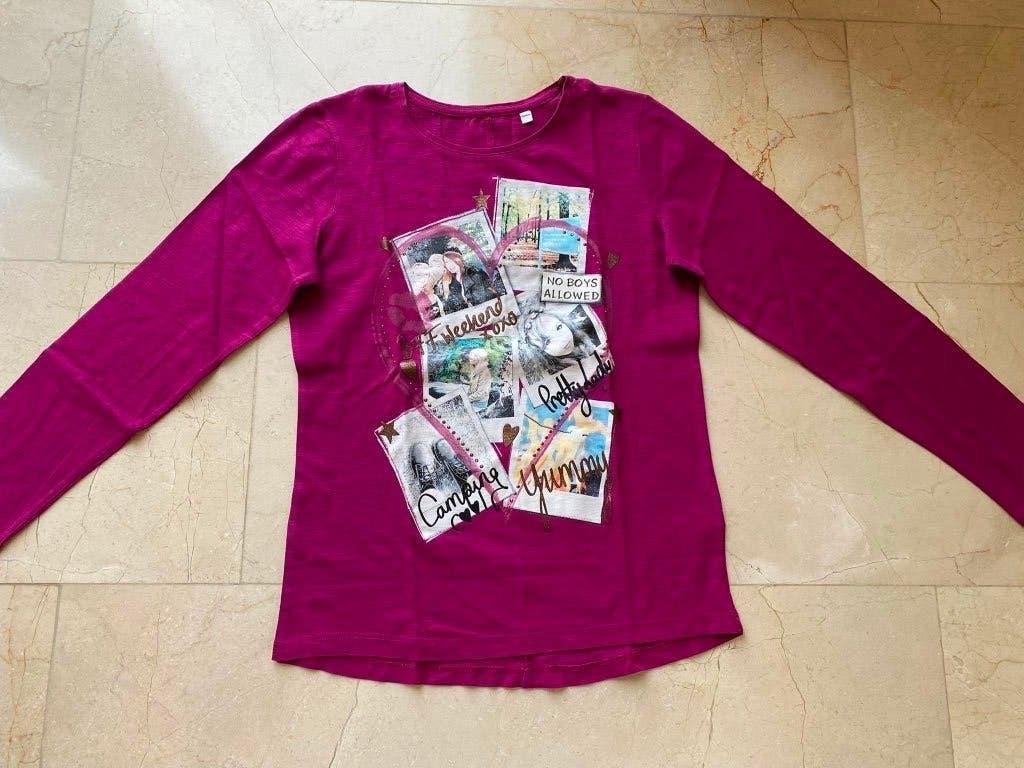 Diverse T-shirts - 158/164 - 164/170 - 146, Ophalen of Verzenden, Zo goed als nieuw, Meisje, Shirt of Longsleeve