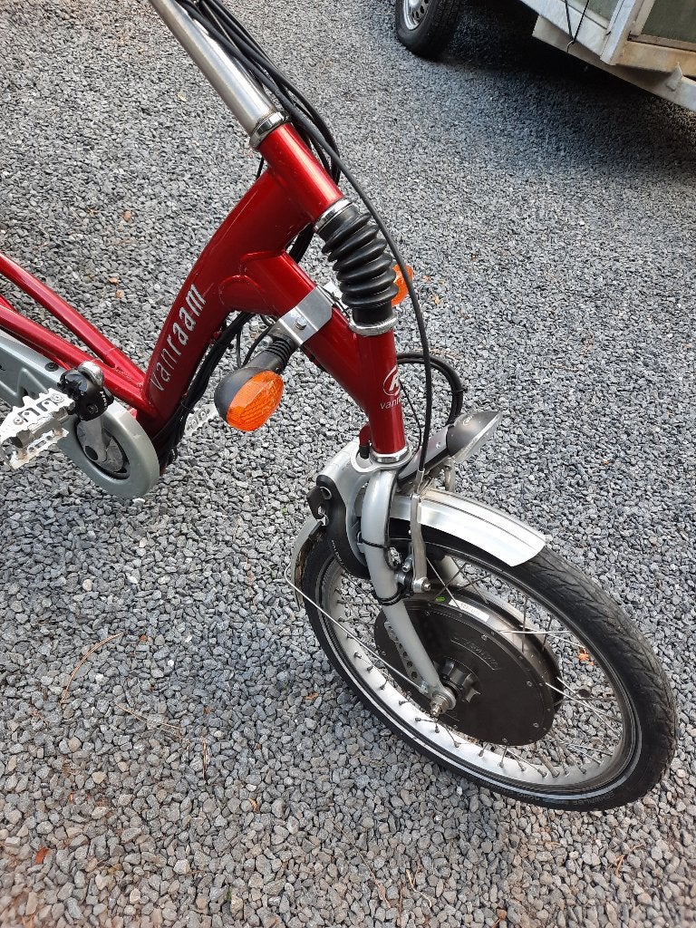 Electrische fiets driewieler, Ophalen