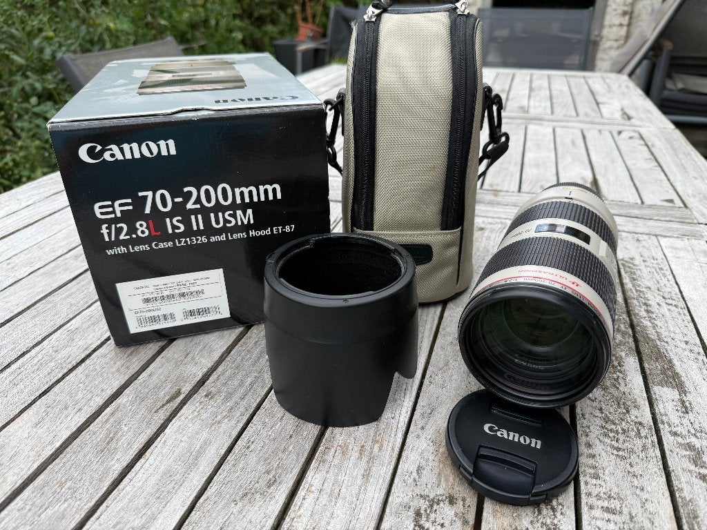 lens Canon EF 70-200mm f:2.8 L IS ll usm, Audio, Tv en Foto, Ophalen, Statiefgondel, Canon, Telelens