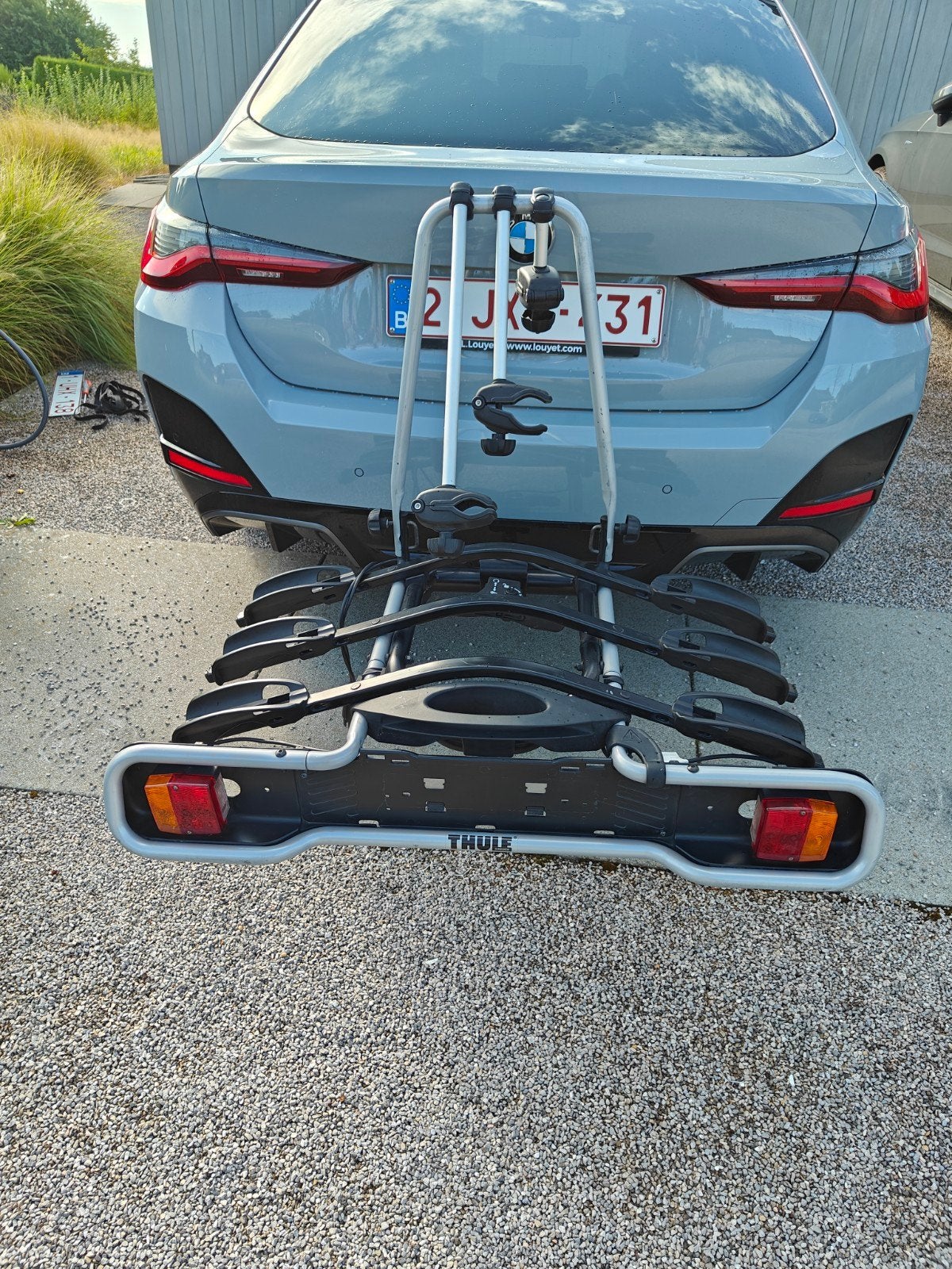 Thule fietsdrager voor 3 fietsen, Auto diversen, Fietsendragers, Ophalen, 3 fietsen of meer, Gebruikt, Trekhaakdrager