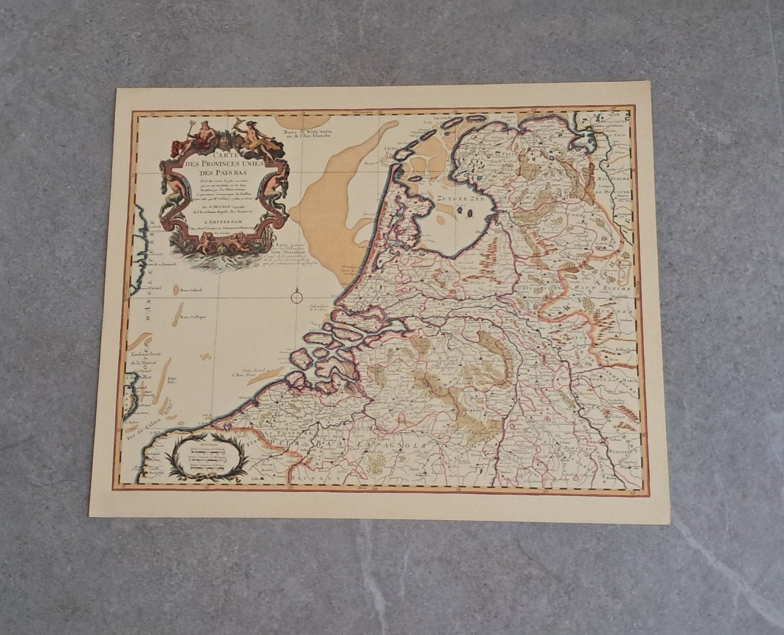 Oude landkaart van der Nederlanden, Ophalen, Landkaart
