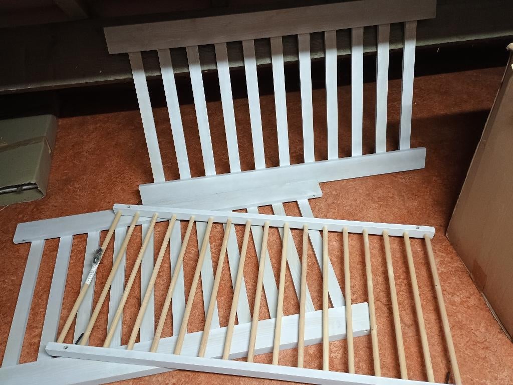 Meegroeibed, 85 à 100 cm, Sommier à lattes, Enlèvement, 180 cm ou plus