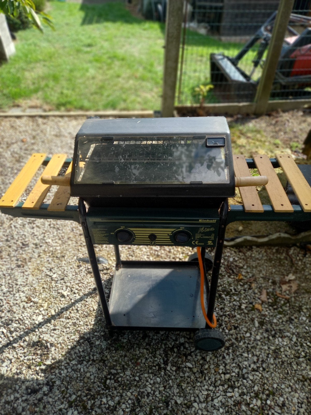 gasbarbecue met lavastenen, Tuin en Terras, Ophalen, Gebruikt