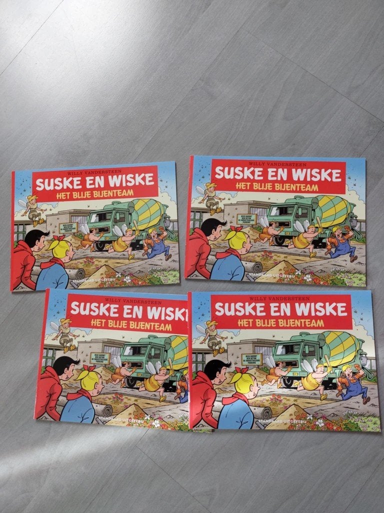 Mini Strips  Suske & Wiske 4 stuks Het blije Bijenteam Nieuw, Ophalen, Nieuw