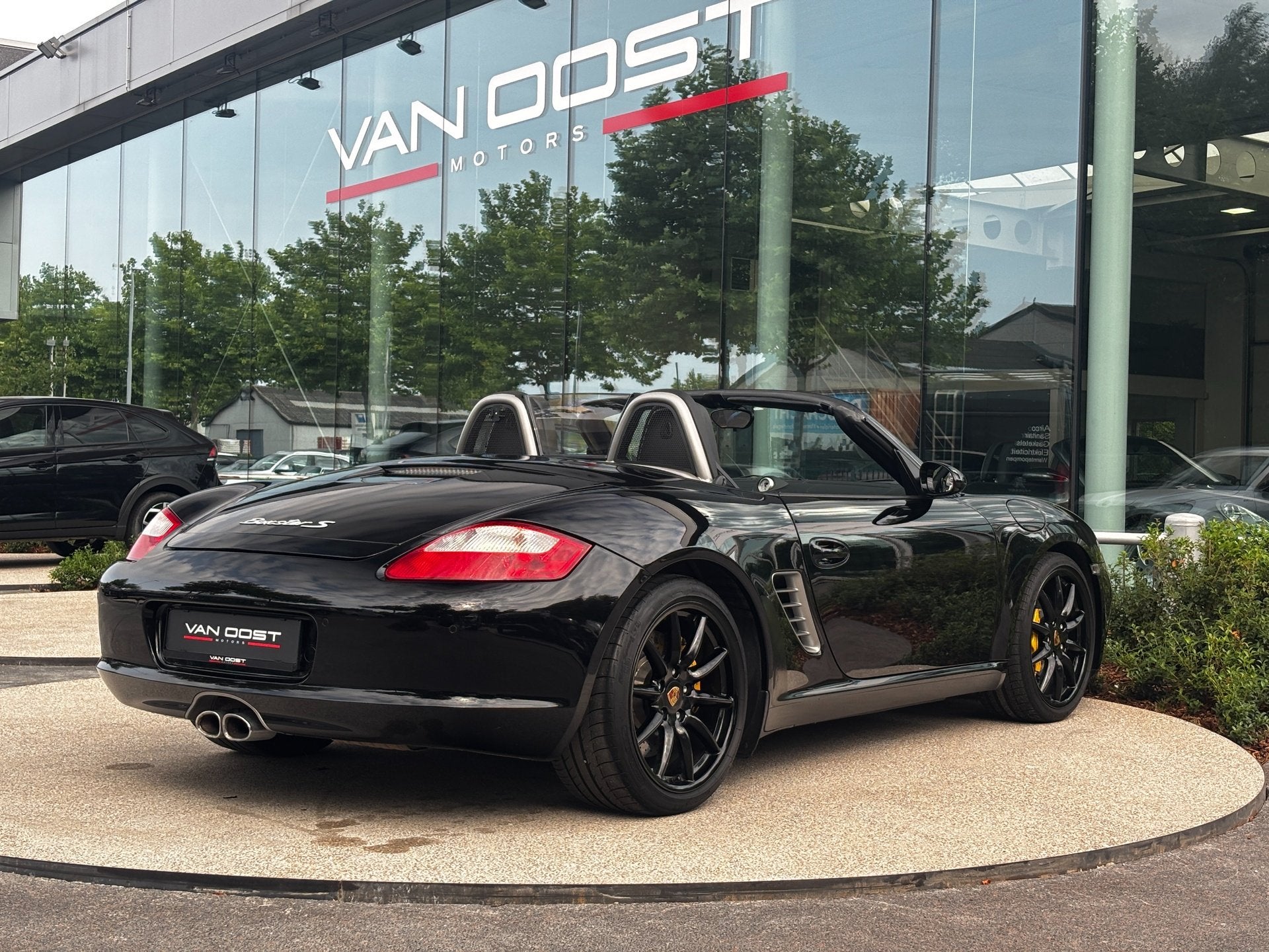 Porsche Boxster S Sport Chrono, PASM, PCCB, PSM, Sportuitlaa, Auto's, Zwart, Bedrijf, Handgeschakeld, Euro 4