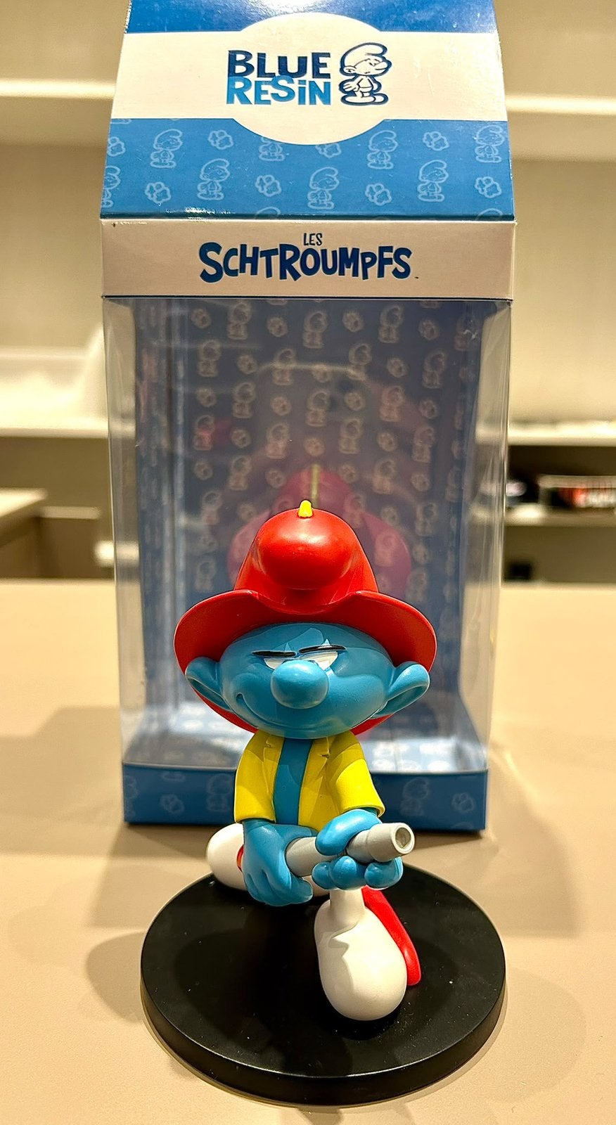 Smurfen beeld brandweer origineel new, Verzamelen, Ophalen of Verzenden, Nieuw