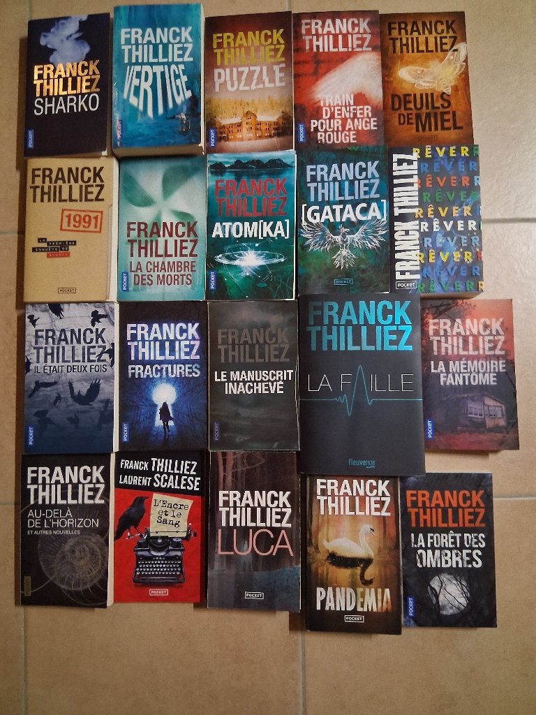 Lot 31 livres Thriller / Horreur, Enlèvement, Comme neuf