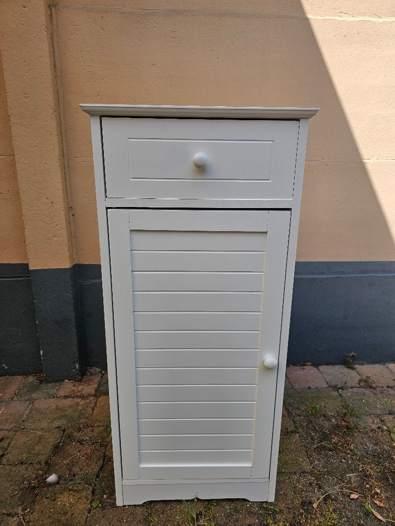 Wit kastje badkamer, Huis en Inrichting, Badkamer | Badkamermeubels, Ophalen, 25 tot 50 cm, Minder dan 50 cm, Minder dan 100 cm