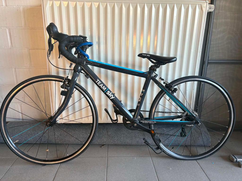 Team sky koersfiets, Ophalen, Zo goed als nieuw, 24 inch, Versnellingen