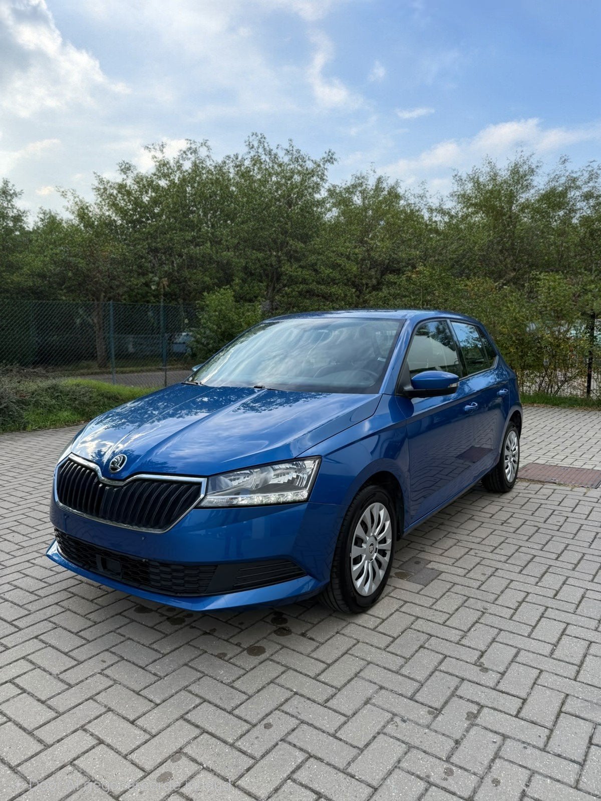 Skoda Fabia 1.0 benzine, Stof, Blauw, Bedrijf, Handgeschakeld