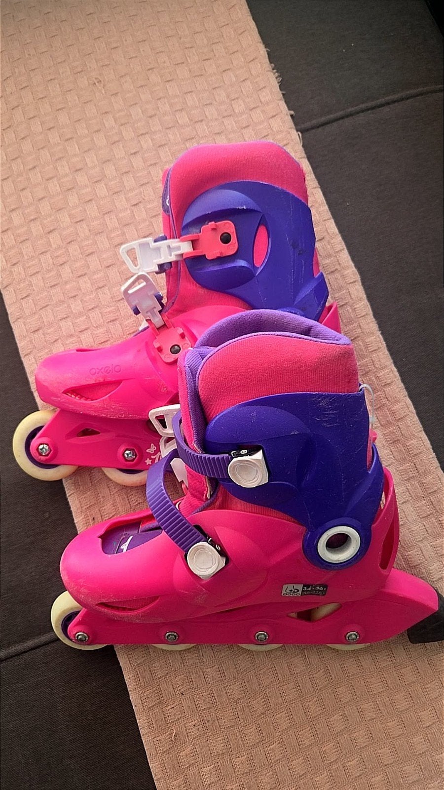 Rolschaatsen, Ophalen