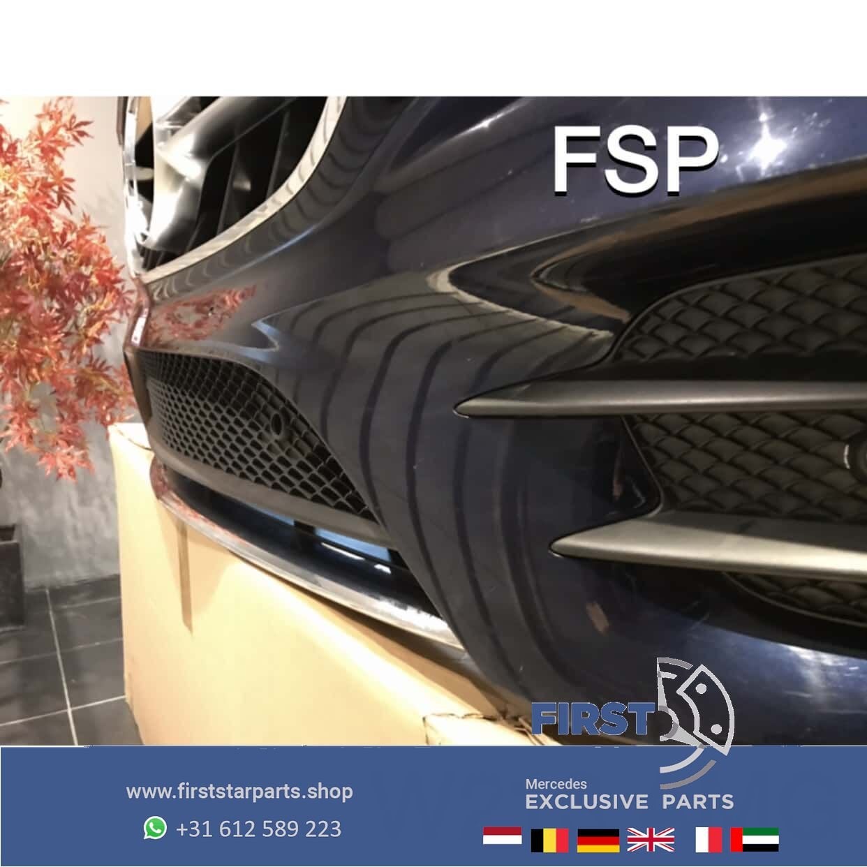 ORIGINELE MERCEDES E KLASSE E43 E53 AMG VOORBUMPER COMPLEET, Auto-onderdelen, Gebruikt, -, Voor, Ophalen of Verzenden