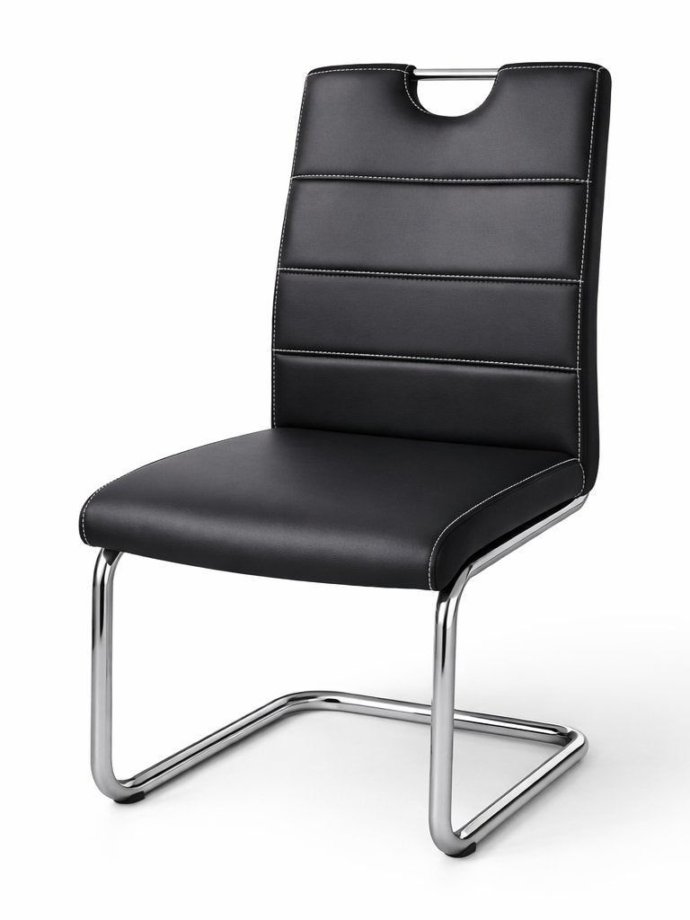 5 chaises salle à manger, Enlèvement, Utilisé, Noir, Cinq, Six Chaises ou plus