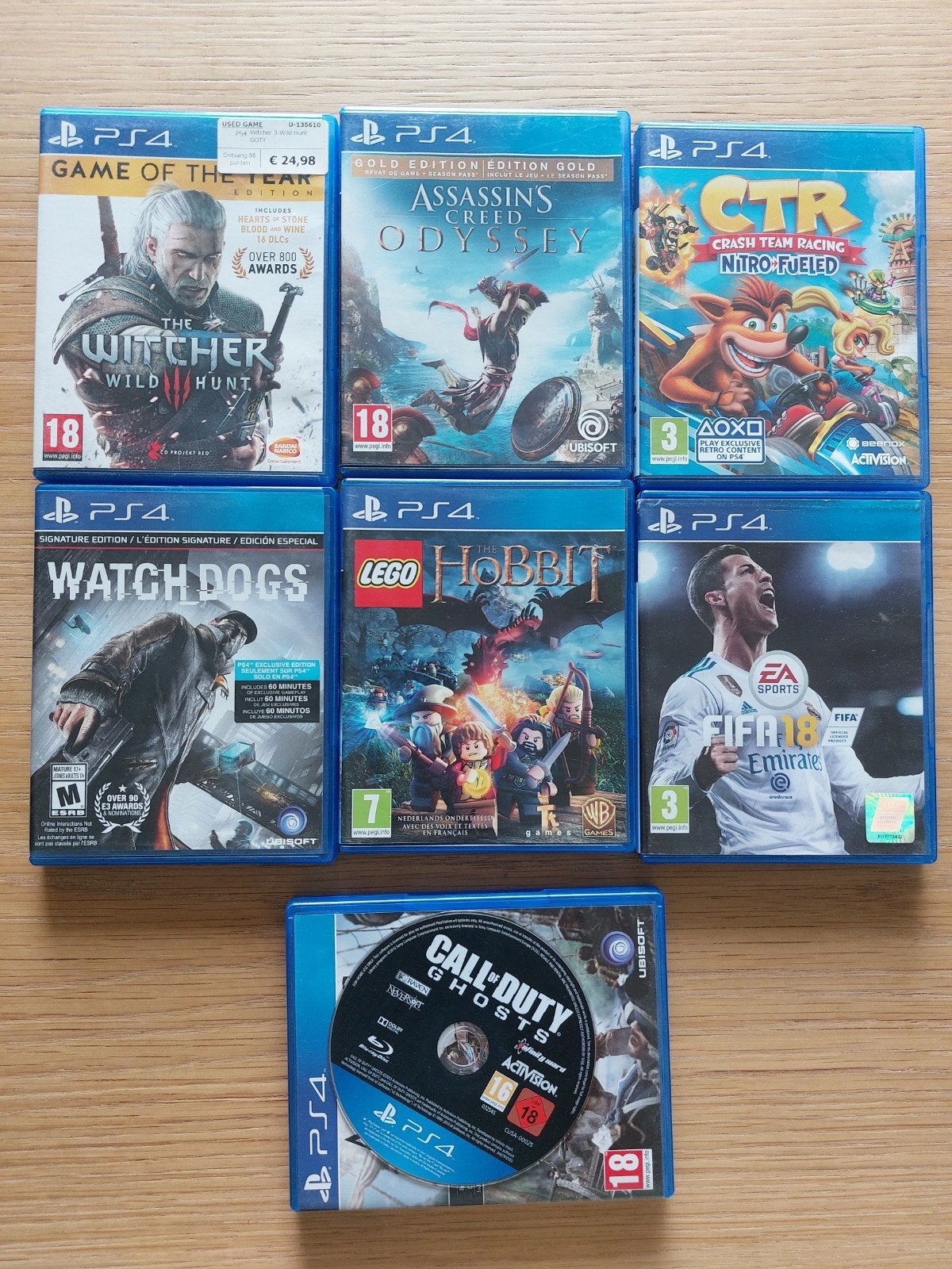 PS4 games - alles samen €20, Ophalen of Verzenden