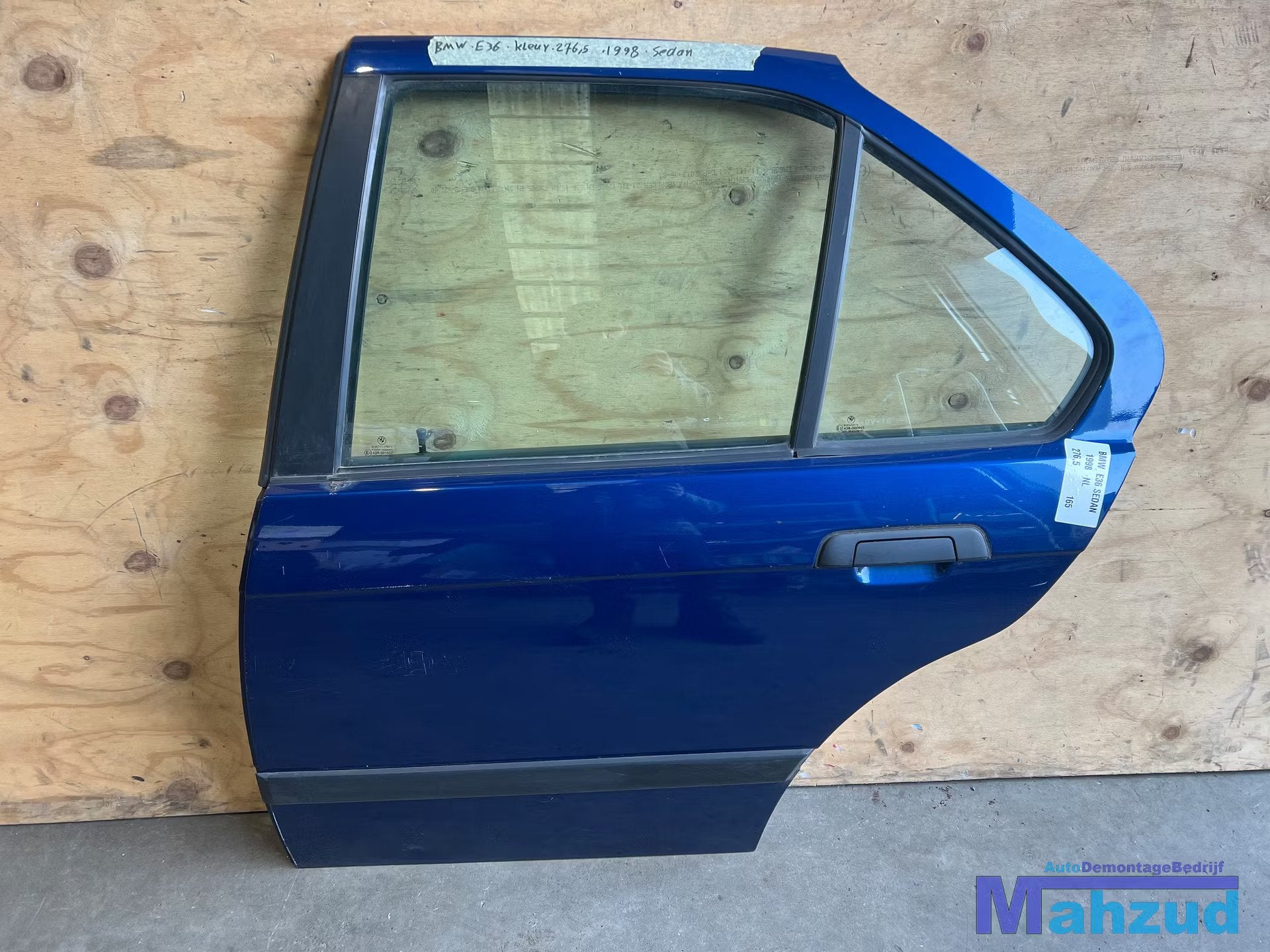 BMW E36 blauw 276,5 links achter deur portier 1990-1998, Autos : Pièces & Accessoires, Petuelring 130
80788  Munich, DE, Arrière