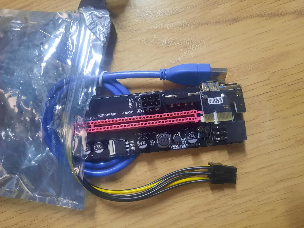 PCI-E Riser-kaart 1X tot 16X USB 3,0, Computers en Software, Overige soorten, Ophalen of Verzenden, PCI-Express 1, Overige chipsets