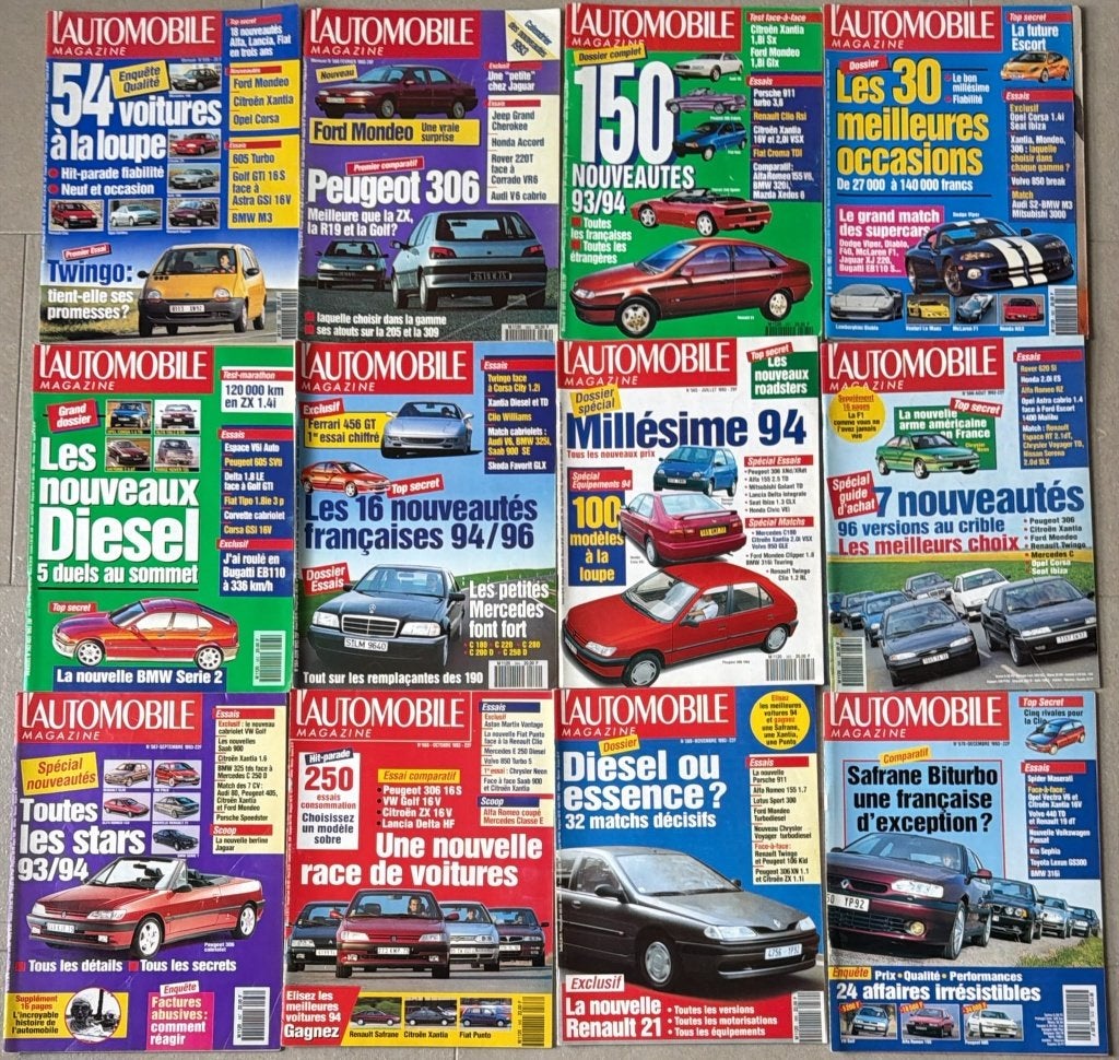 L'Automobile Magazine 1993, Gelezen, Algemeen, L'Automobile Magazine, Ophalen of Verzenden