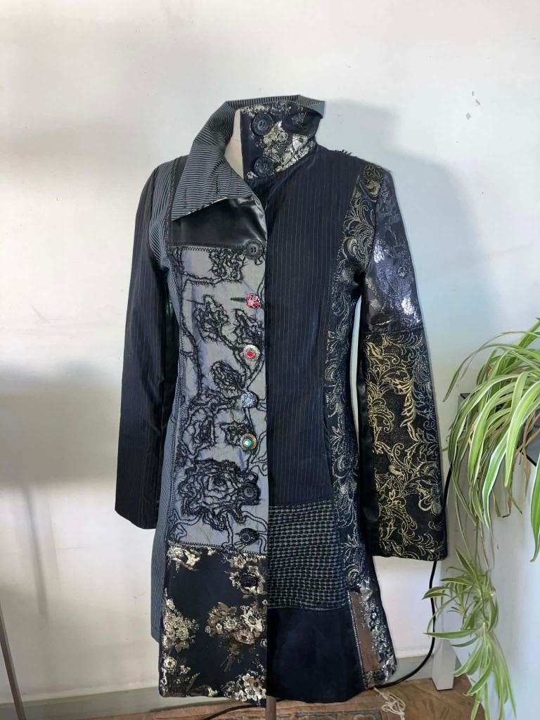 Jas desigual - maat 38/40 - Nieuwstaat !, Ophalen of Verzenden, Zo goed als nieuw, Maat 38/40 (M), Zwart