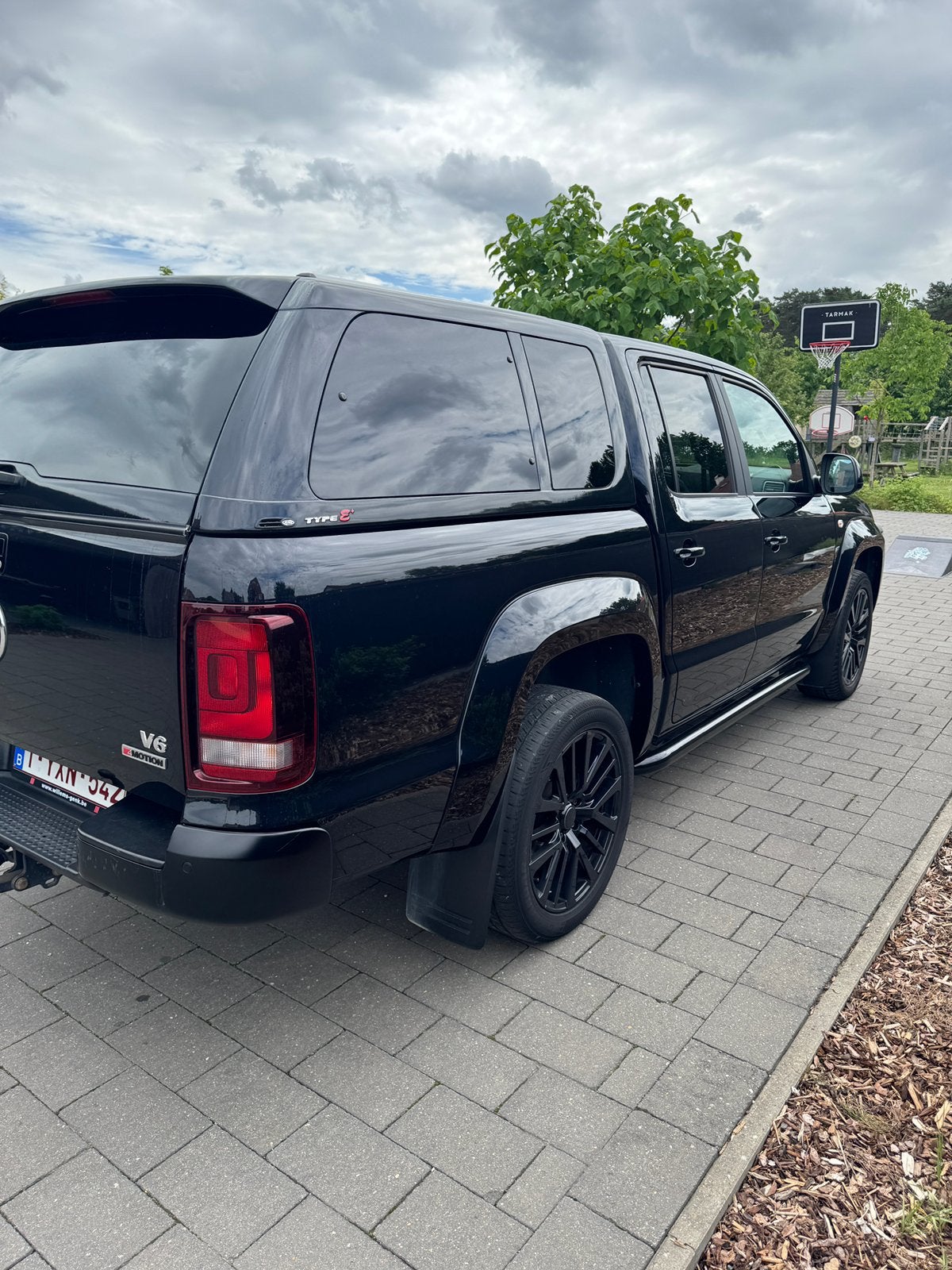 VW Amarok 3.0 V6 shadow edition, Auto's, Volkswagen, Automaat, Zwart, Bedrijf, Diesel