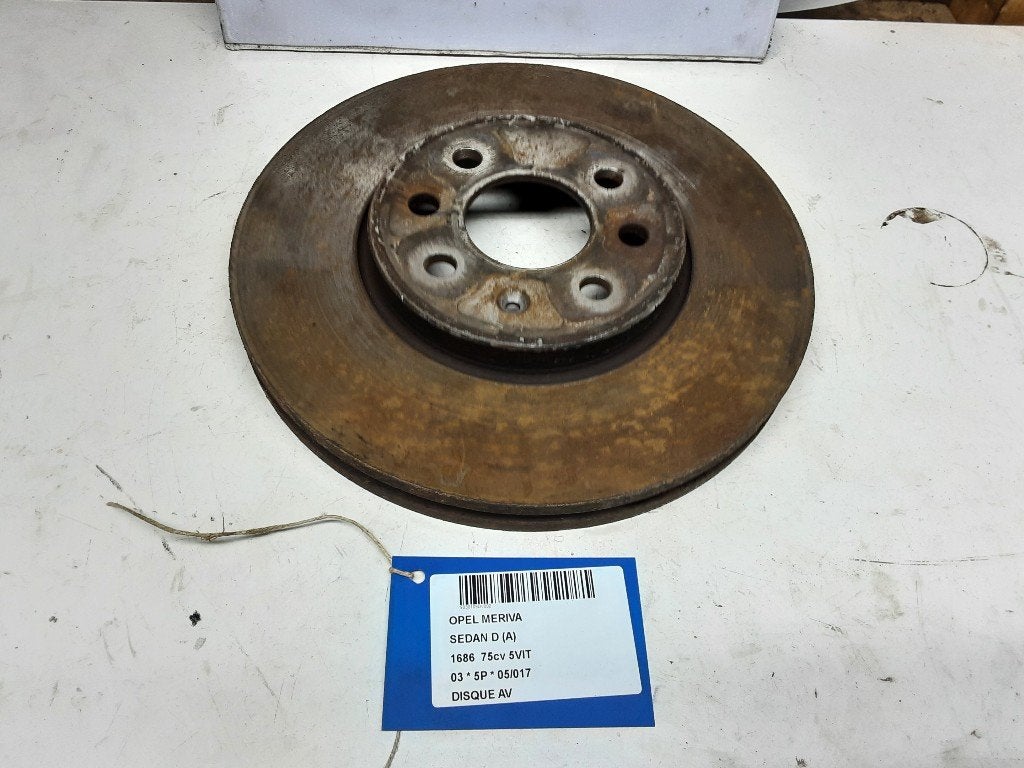 REMSCHIJF VOOR Opel Meriva (01-2003/05-2010), Gebruikt, Rue de l'Espoir 34 34
4030  GRIVEGNÉE, BE, Info@Collignon.be, Opel