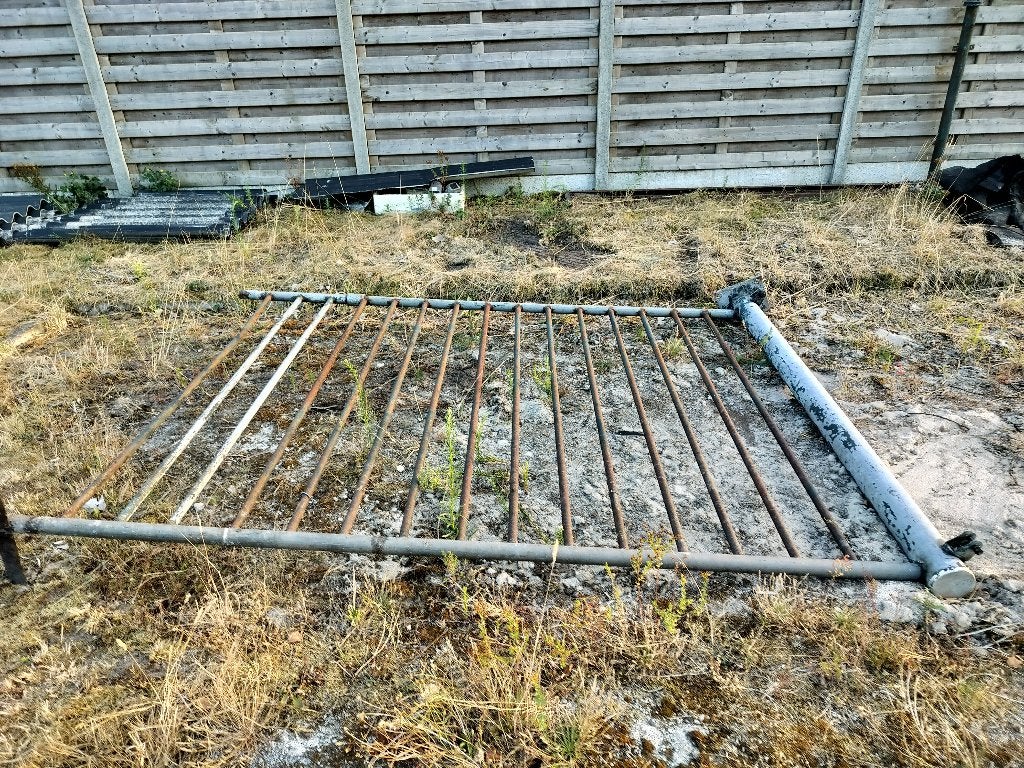 hekwerk, Jardin & Terrasse, Enlèvement, Utilisé, Fer, Clôture barrée