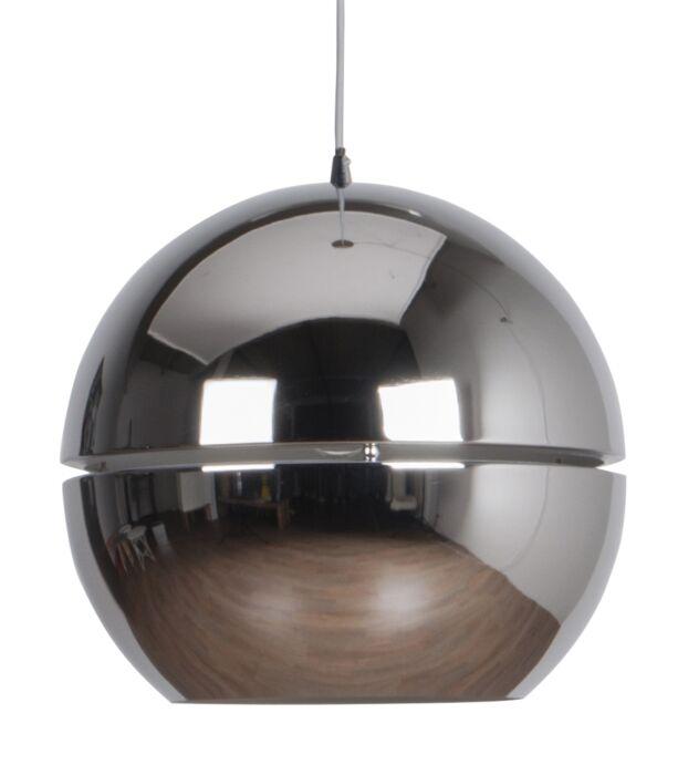 Lampe suspendue chromée Zuiver Retro '70 S 37 x 40 Ø, Moins de 50 cm, Comme neuf, Enlèvement, Métal