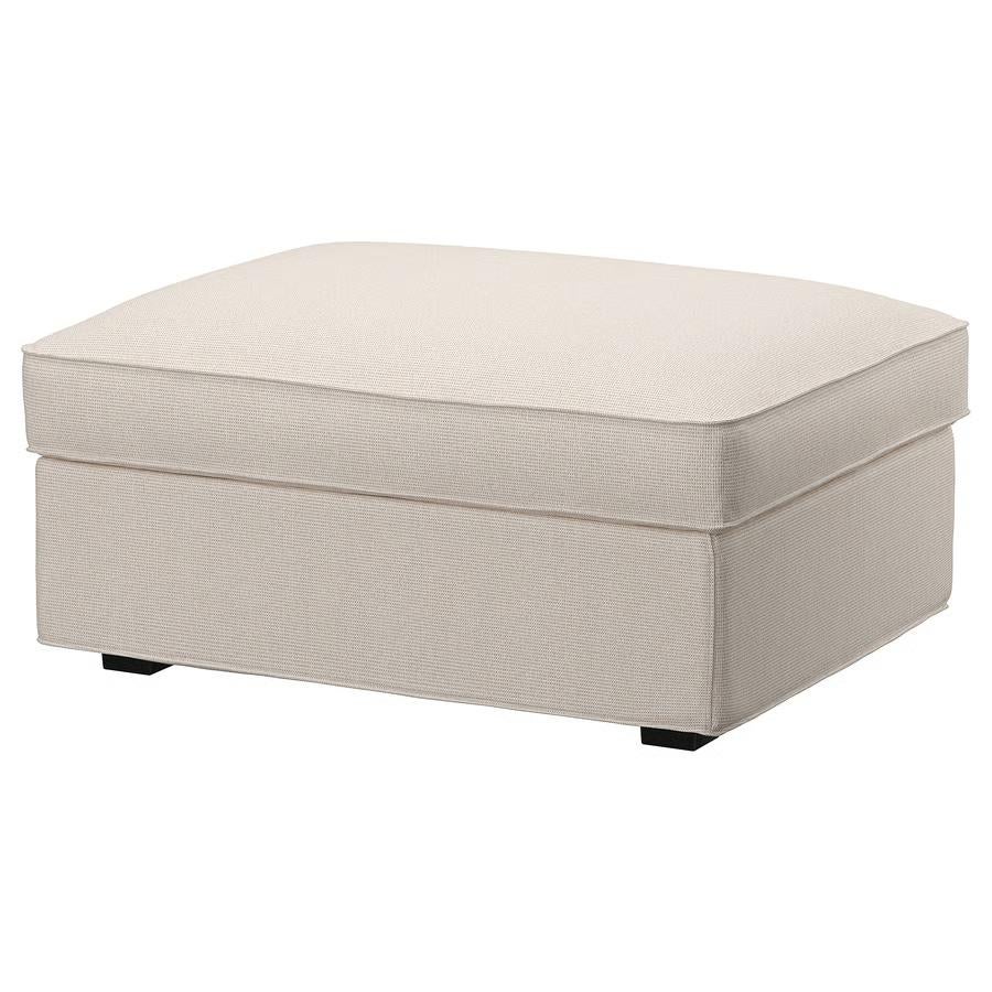 Poef in beige kleur, Huis en Inrichting, Zetels | Voetbanken en poefs, Ophalen, Gebruikt, 50 tot 75 cm, 75 tot 100 cm