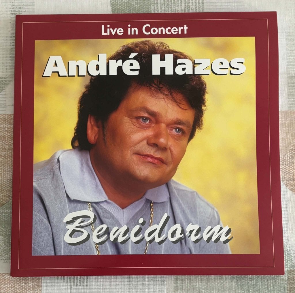 Andre Hazes - Live In Concert Benidorm  (Rode Vinyl) (2LP), Colored vinyl, Overige formaten, Ophalen of Verzenden, Zo goed als nieuw