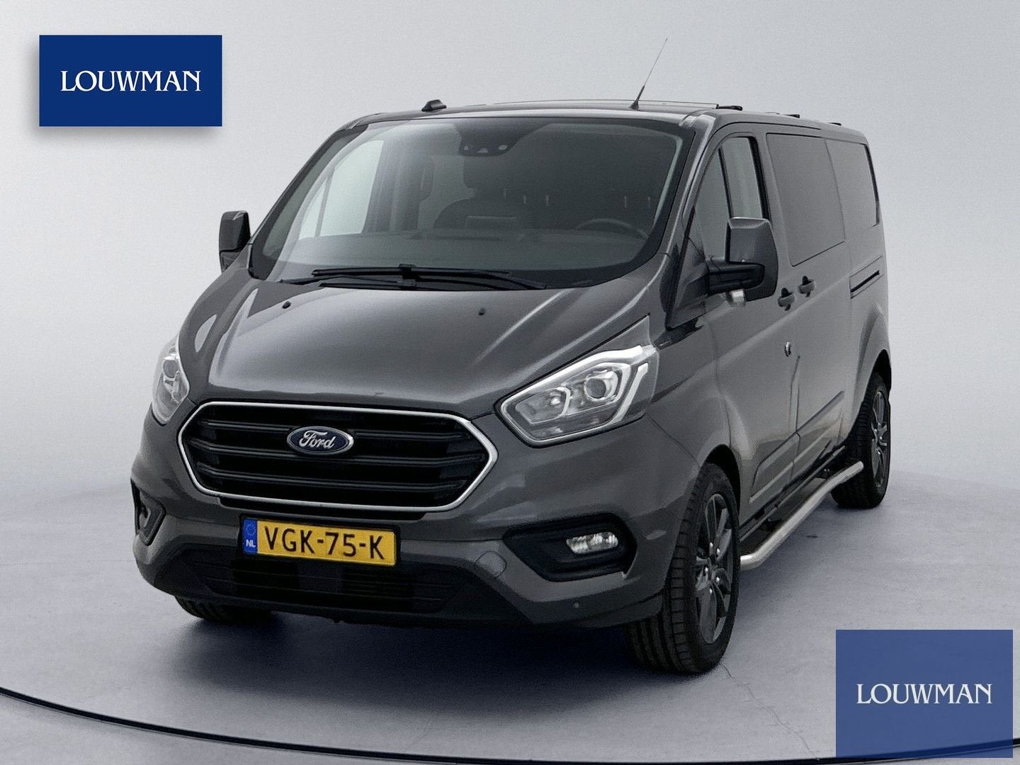Ford Transit Custom 300 2.0 TDCI L2H1 Limited DC 170pk Navig, Auto's, Automaat, 174 g/km, Bedrijf, Diesel