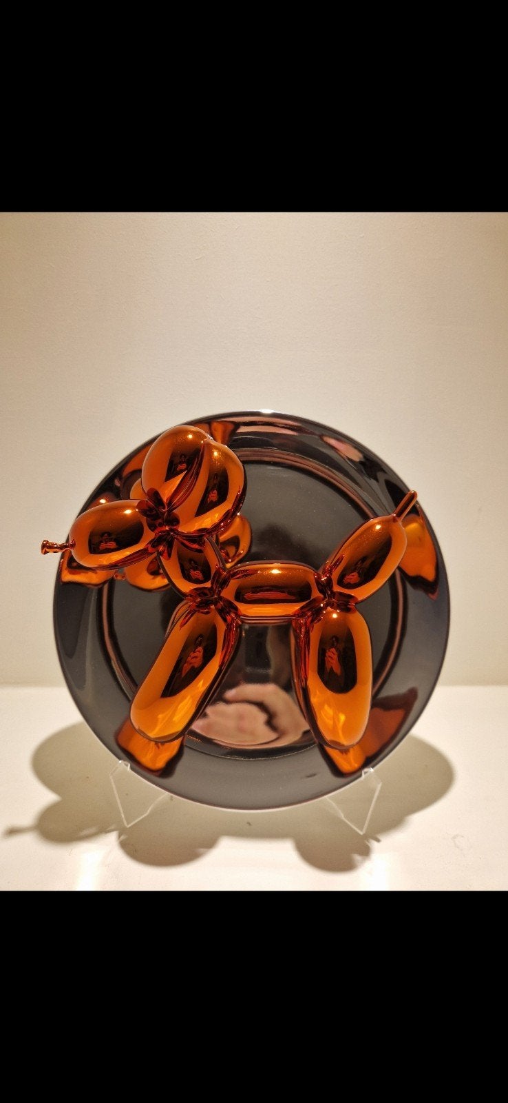 Balloon dog orange Jeff Koons, Antiek en Kunst, Ophalen