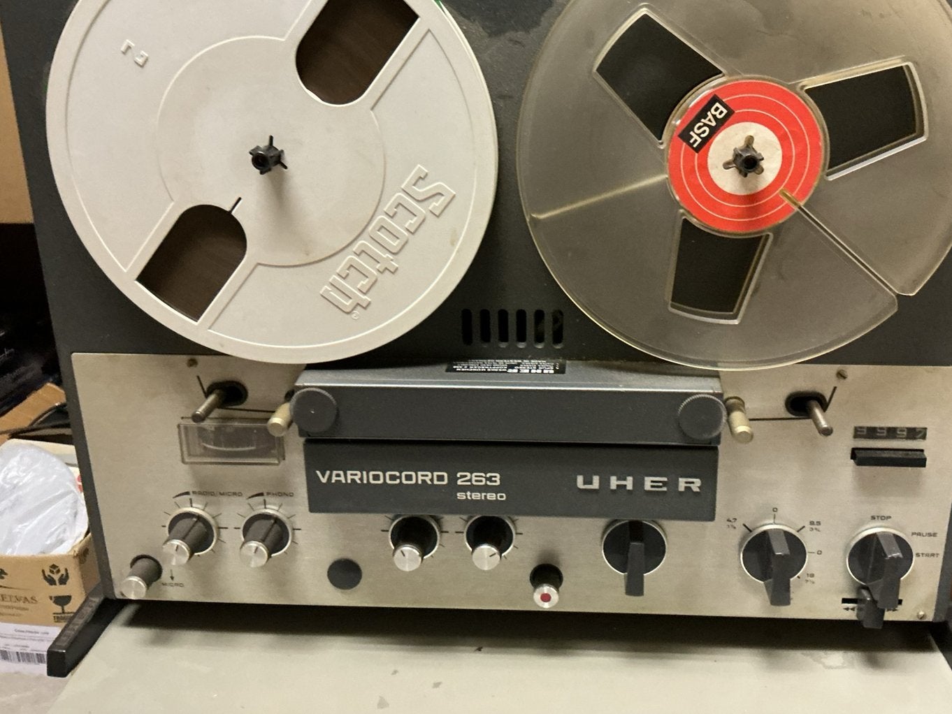 Montre Variocord 263, TV, Hi-fi & Vidéo, Enregistreurs audio, Enlèvement, Magnétophone, Avec protection anti-poussière