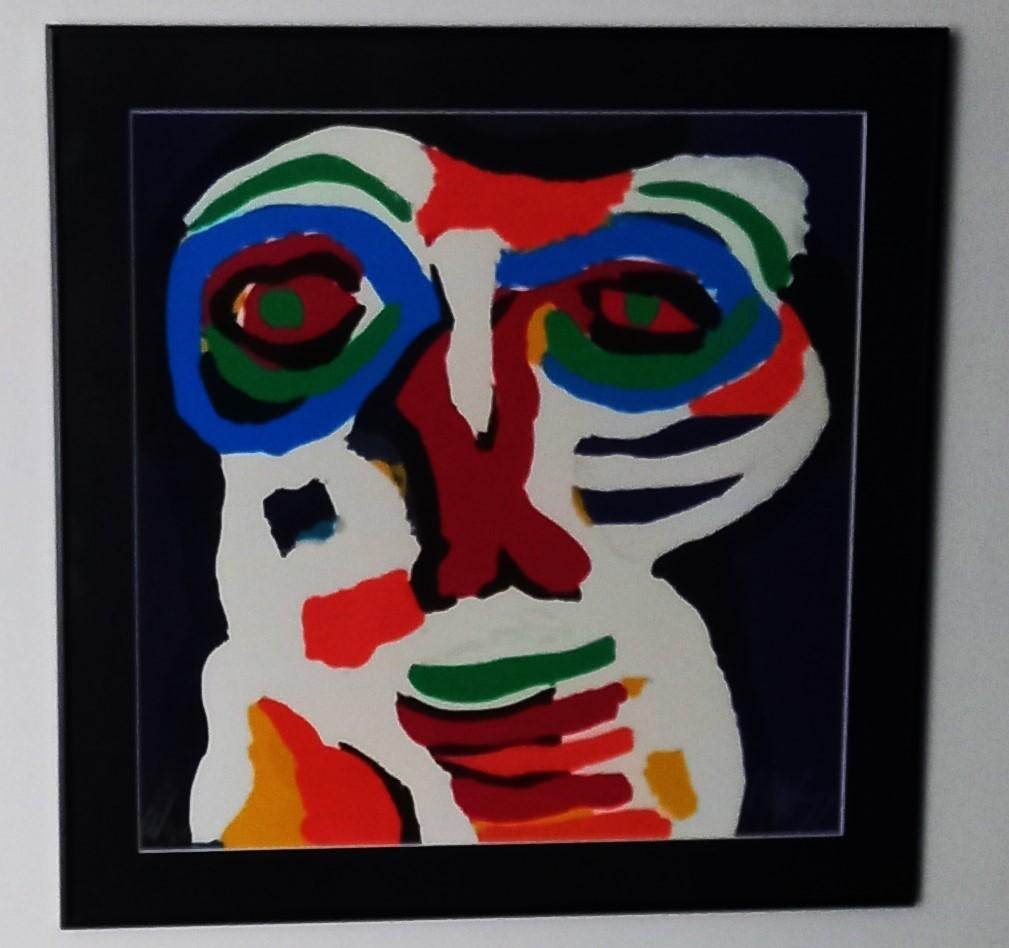 Karel Appel, 'De Indiaan'(nieuw en prachtig gelijst), Ophalen of Verzenden