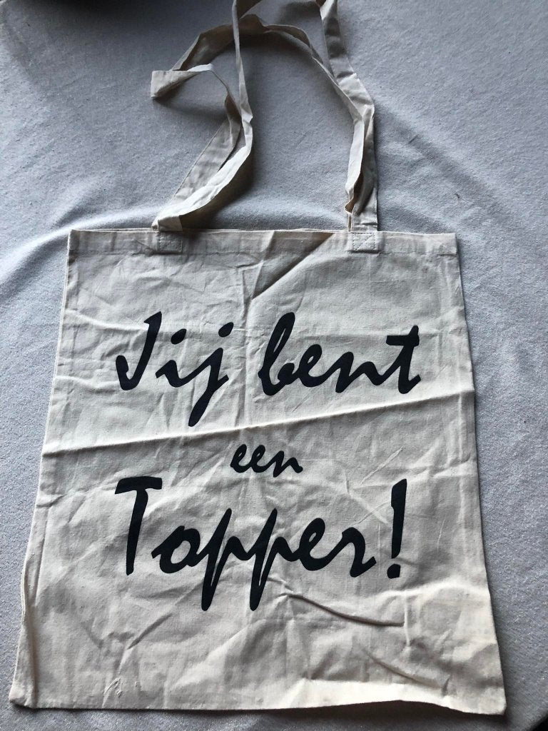 linnen tas je bent een topper, Bijoux, Sacs & Beauté, Sacs | Sacs Femme, Enlèvement, Comme neuf, Autres couleurs, Sac à bandoulière