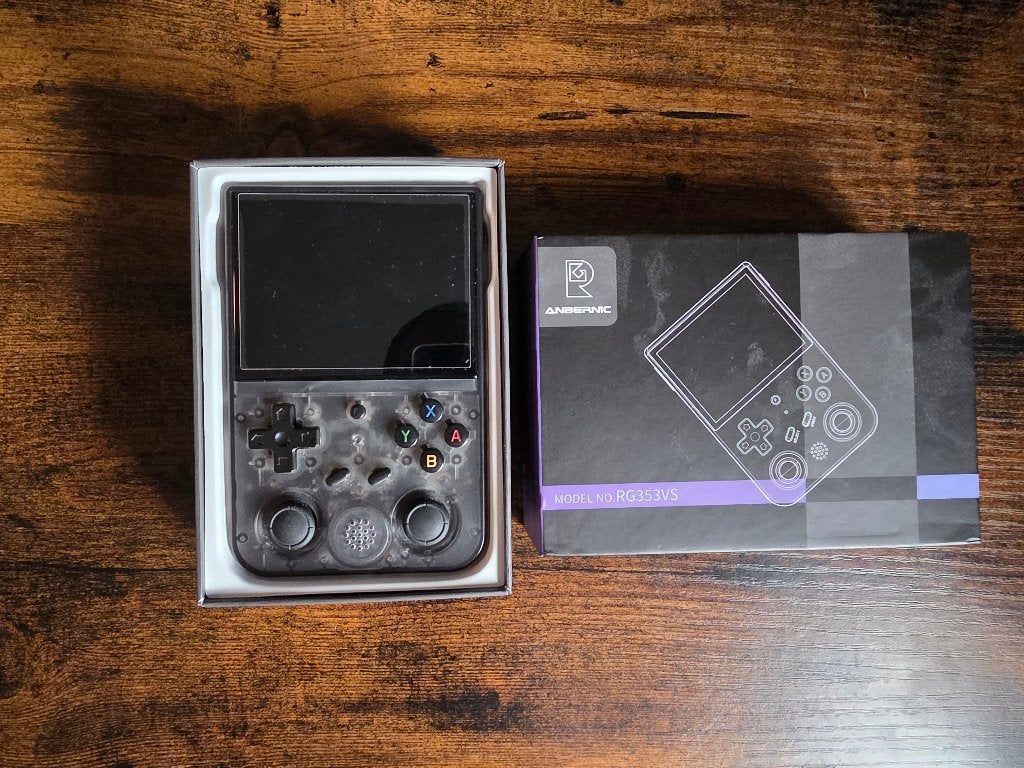 Anbernic RG353VS emulator console, Games en Spelcomputers, Ophalen of Verzenden, Zo goed als nieuw, Overige modellen, Met games