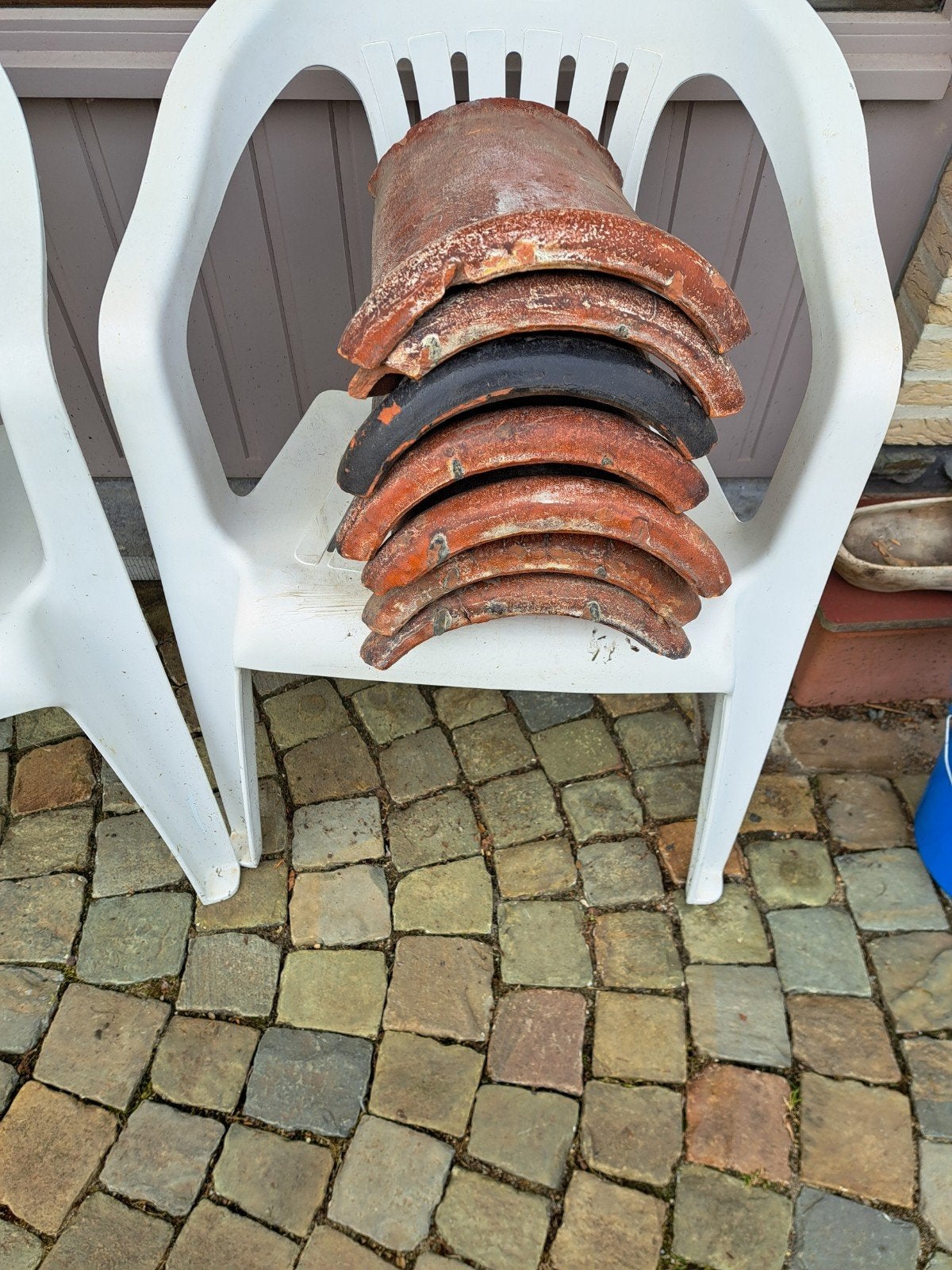 Nokken pottenberg ster kortrijk geglazuurd, Doe-het-zelf en Bouw, Ophalen